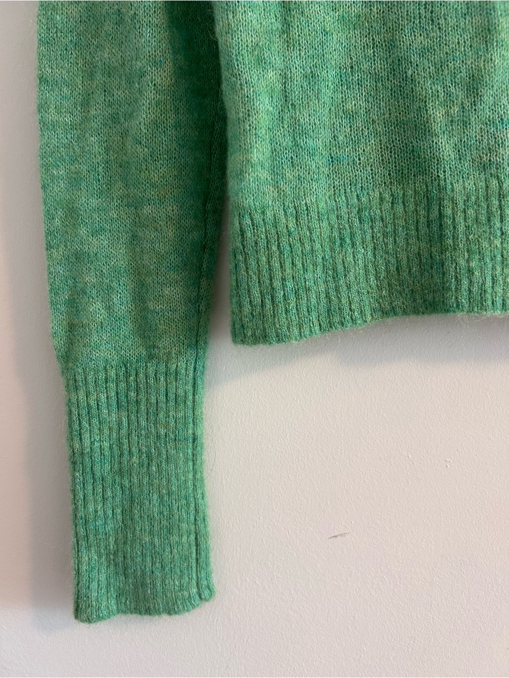 Banana Republic ITALIAN ALPACA-BLEND SWEATER POLO green - Picture 6 of 10